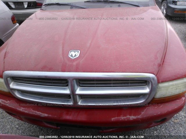 1D4HR58Z83F600066 - 2003 DODGE DURANGO SLT PLUS RED photo 6