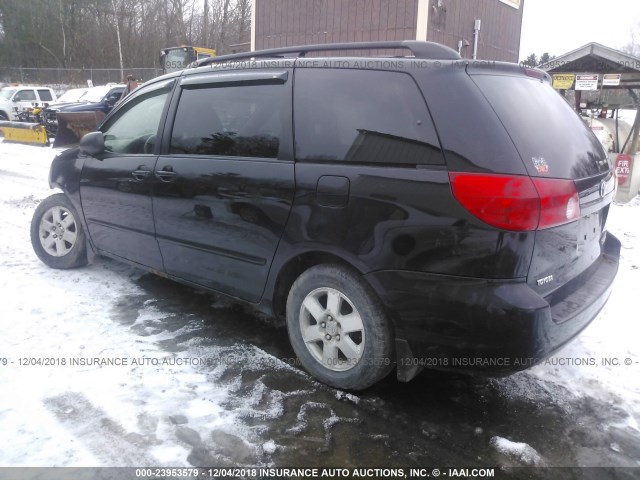 5TDZK23C19S264244 - 2009 TOYOTA SIENNA CE/LE BLACK photo 3