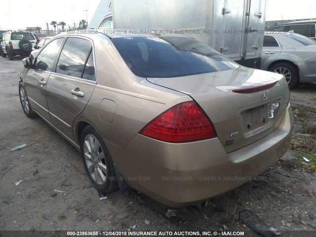 1HGCM66576A017535 - 2006 HONDA ACCORD GOLD photo 3