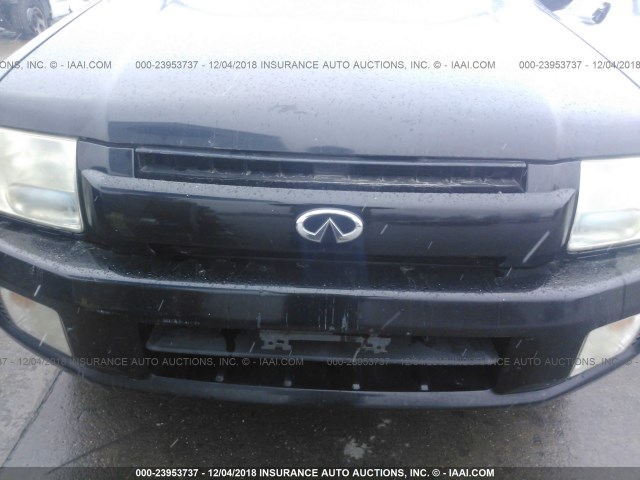 JNRDR09Y51W225402 - 2001 INFINITI QX4 BLACK photo 6