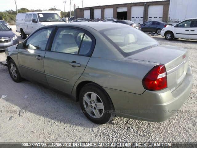 1G1ZT54875F204254 - 2005 CHEVROLET MALIBU LS 绿色 照片 3