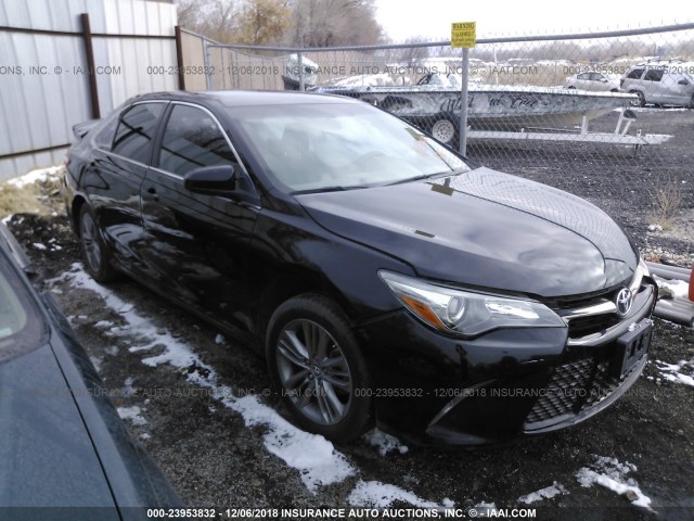 4T1BF1FK3FU035358 - 2015 TOYOTA CAMRY LE/XLE/SE/XSE BLACK photo 1