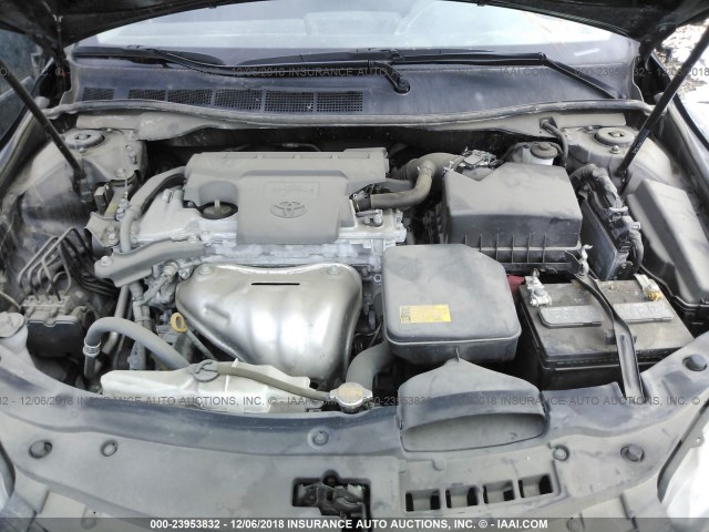 4T1BF1FK3FU035358 - 2015 TOYOTA CAMRY LE/XLE/SE/XSE BLACK photo 10