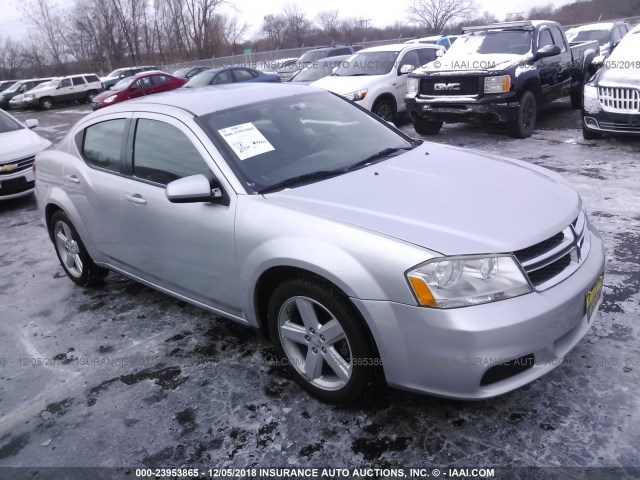 1B3BD1FB3BN561117 - 2011 DODGE AVENGER MAINSTREET SILVER photo 1