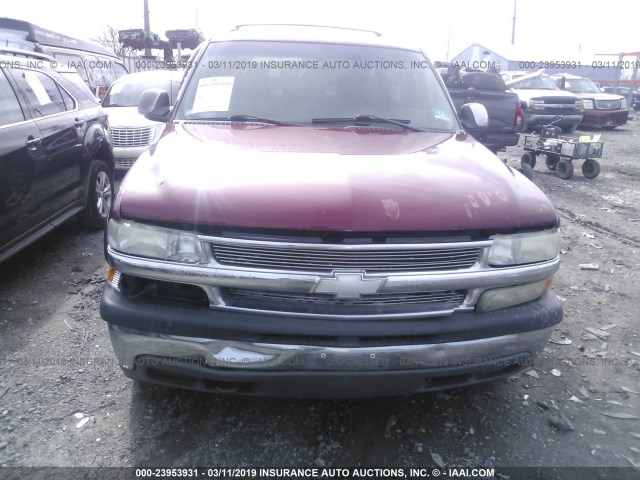 1GNEK13Z23R117585 - 2003 CHEVROLET TAHOE K1500 BURGUNDY photo 6