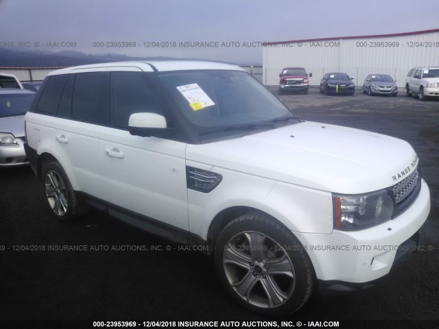 SALSK2D41DA809351 - 2013 LAND ROVER RANGE ROVER SPORT LUX WHITE photo 1
