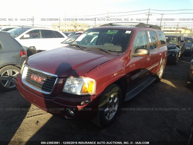 1GKET16P836235470 - 2003 GMC ENVOY MAROON photo 2