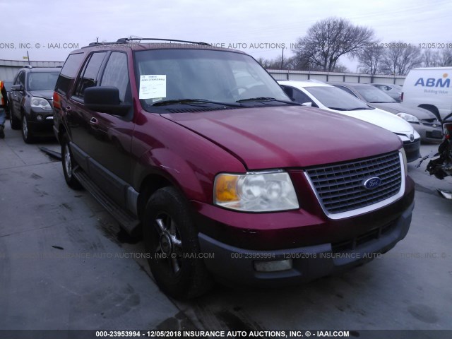 1FMRU15WX4LB75337 - 2004 FORD EXPEDITION XLT RED photo 1