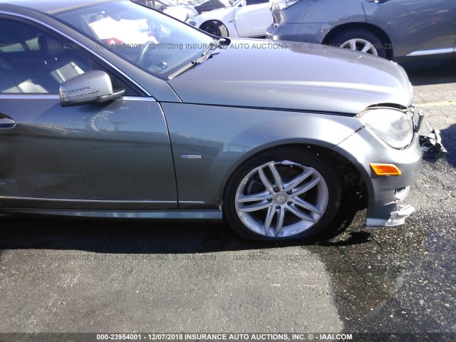 WDDGF4HB5CA650702 - 2012 MERCEDES-BENZ C 250 GRAY photo 6