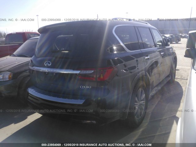 JN8AZ2NF3K9680840 - 2019 INFINITI QX80 BLACK photo 4