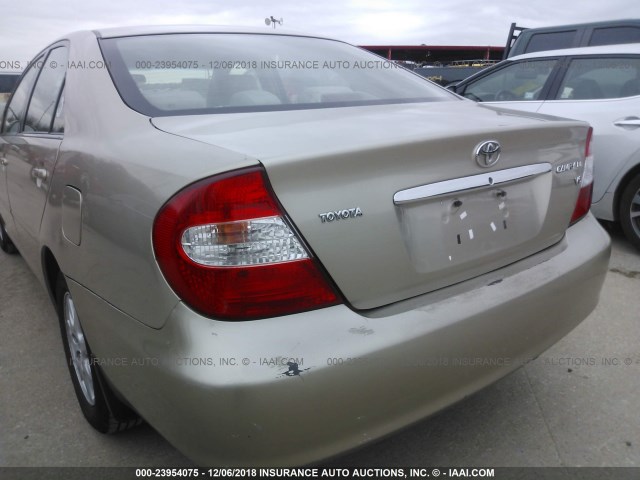 4T1BF32K16U117624 - 2006 TOYOTA CAMRY LE/XLE/SE GOLD photo 6