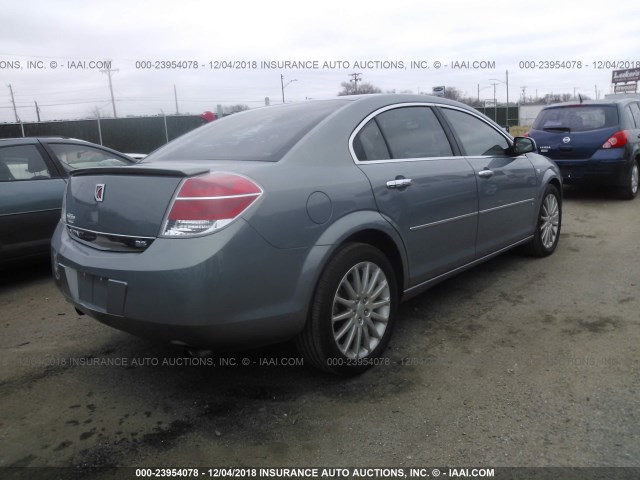 1G8ZV57717F304996 - 2007 SATURN AURA BLUE photo 4