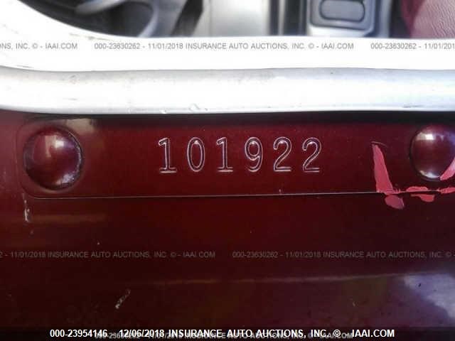 1XKADB9X95J101922 - 2005 KENWORTH CONSTRUCTION T600 MAROON photo 10