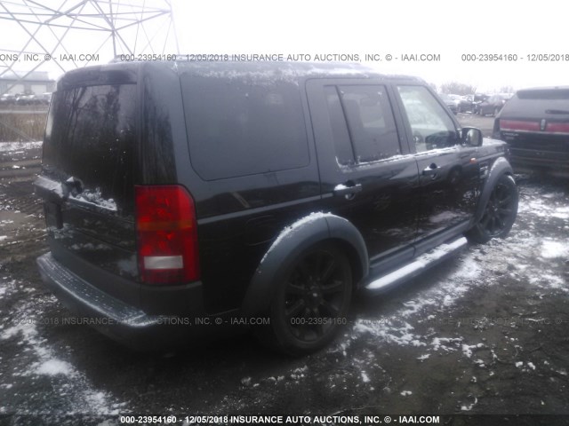 SALAE25496A375765 - 2006 LAND ROVER LR3 SE BLACK photo 4