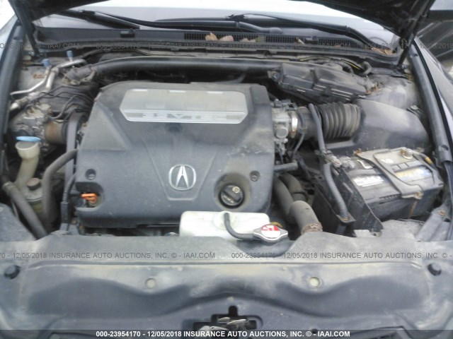 19UUA66207A011547 - 2007 ACURA TL BLACK photo 10