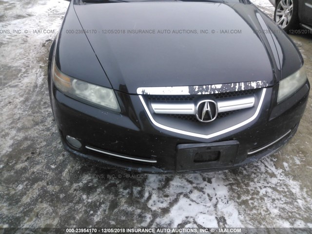 19UUA66207A011547 - 2007 ACURA TL BLACK photo 6