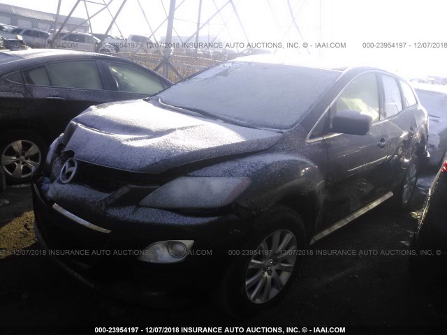 JM3ER2B5XC0416973 - 2012 MAZDA CX-7 BLACK photo 2