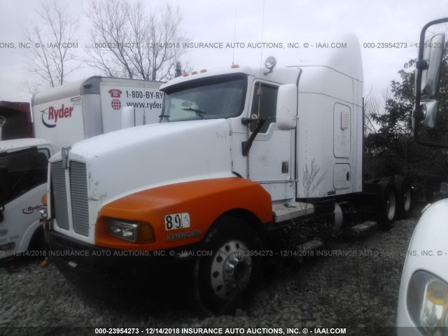 1XKADU9X6VJ737340 - 1997 KENWORTH CONSTRUCTION T600 WHITE photo 2