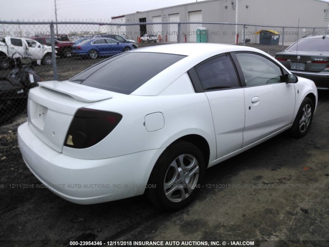 1G8AV12F04Z135472 - 2004 SATURN ION LEVEL 3 WHITE photo 4