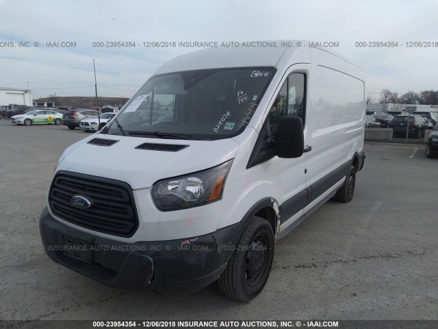 1FTYR2CM3JKA24074 - 2018 FORD TRANSIT WHITE photo 2