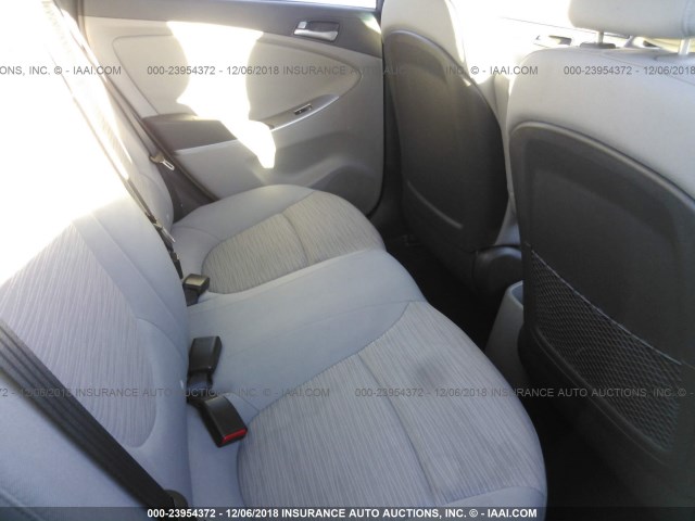 KMHCT4AE0HU293257 - 2017 HYUNDAI ACCENT SE GRAY photo 8