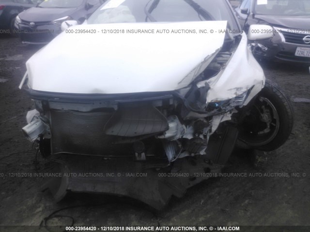 JHMZF1D47DS003883 - 2013 HONDA CR-Z WHITE photo 6