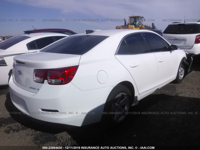 1G11B5SL0FF200829 - 2015 CHEVROLET MALIBU LS 白色 照片 4