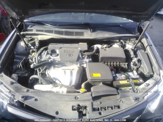 4T1BF1FK6EU317248 - 2014 TOYOTA CAMRY L/SE/LE/XLE 灰色 照片 10