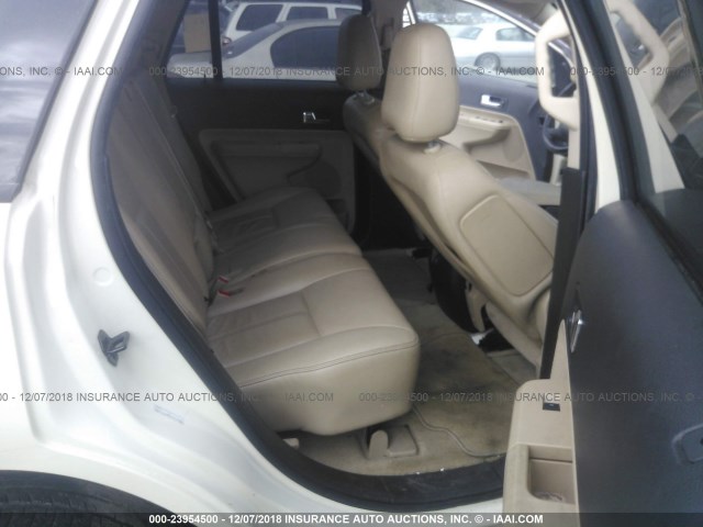 2FMDK48C28BB21510 - 2008 FORD EDGE SEL BEIGE photo 8