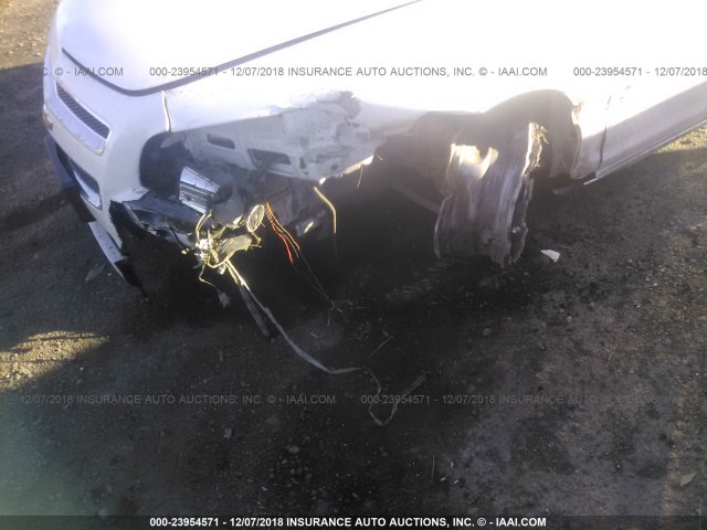 1G1ZC5EB1AF136800 - 2010 CHEVROLET MALIBU 1LT WHITE photo 6