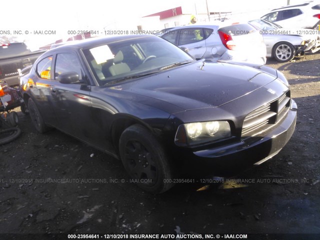 2B3KA43RX7H779101 - 2007 DODGE CHARGER SE/SXT BLACK photo 1