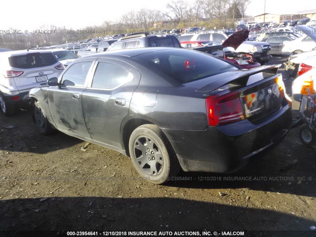 2B3KA43RX7H779101 - 2007 DODGE CHARGER SE/SXT BLACK photo 3