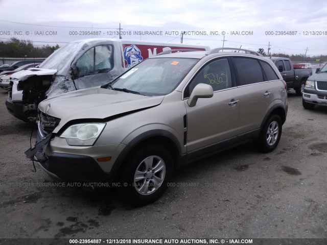 3GSCL33P48S689032 - 2008 SATURN VUE XE Champagne photo 2