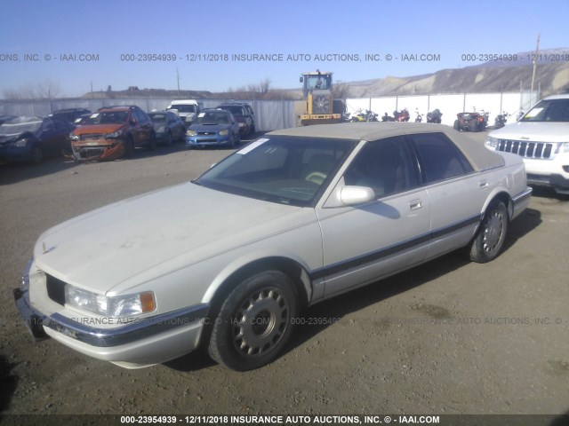 1G6KS52YXSU809023 - 1995 CADILLAC SEVILLE SLS WHITE photo 2