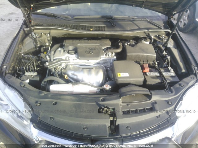 4T1BF1FK7HU424684 - 2017 TOYOTA CAMRY LE/XLE/SE/XSE BLACK photo 10