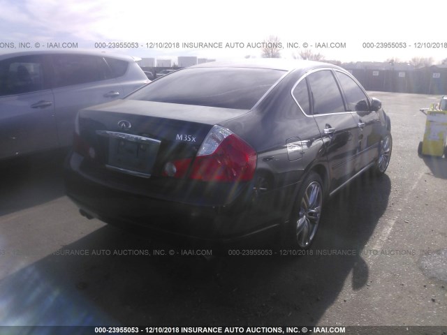 JNKAY01F07M455352 - 2007 INFINITI M35 SPORT BLACK photo 4