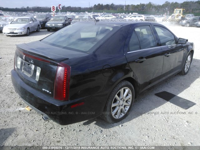 1G6DC67A650165006 - 2005 CADILLAC STS BLACK photo 4