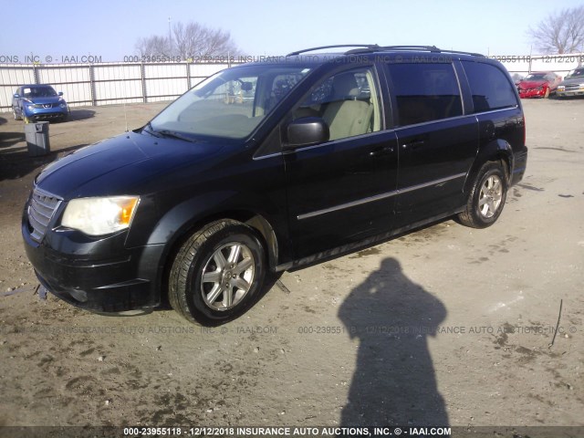 2A8HR54189R533976 - 2009 CHRYSLER TOWN & COUNTRY TOURING BLACK photo 2