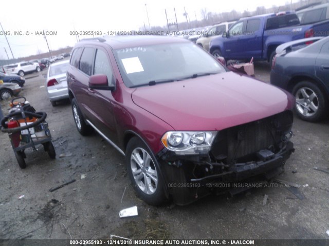 1C4RDJAG3DC540346 - 2013 DODGE DURANGO SXT RED photo 1