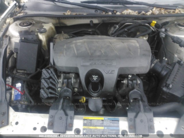 2G2WP552761118769 - 2006 PONTIAC GRAND PRIX ვერცხლისფერი ფოტო 10