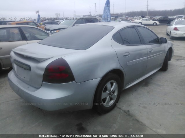 2G2WP552761118769 - 2006 PONTIAC GRAND PRIX ვერცხლისფერი ფოტო 4