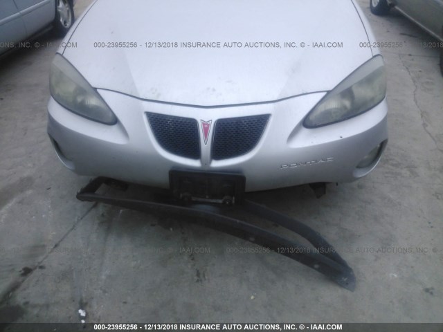 2G2WP552761118769 - 2006 PONTIAC GRAND PRIX ვერცხლისფერი ფოტო 6