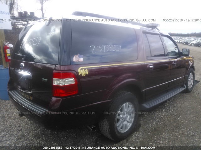 1FMJK1J57CEF63175 - 2012 FORD EXPEDITION EL XLT/EL KING RANCH RED photo 4