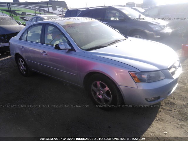 5NPEU46F56H143860 - 2006 HYUNDAI SONATA GLS/LX Light Blue photo 1