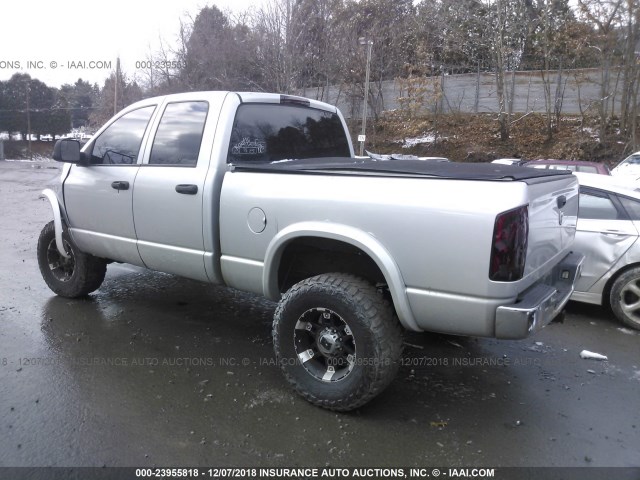 1D7KS28D86J240430 - 2006 DODGE RAM 2500 ST/SLT 银色 照片 3