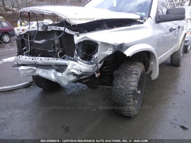 1D7KS28D86J240430 - 2006 DODGE RAM 2500 ST/SLT 银色 照片 6