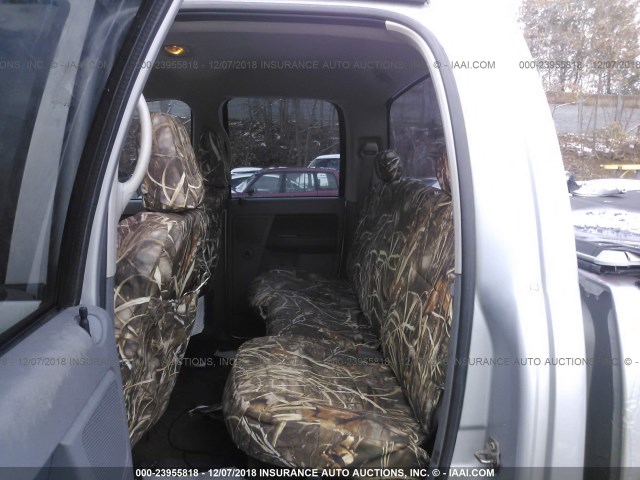 1D7KS28D86J240430 - 2006 DODGE RAM 2500 ST/SLT 银色 照片 8