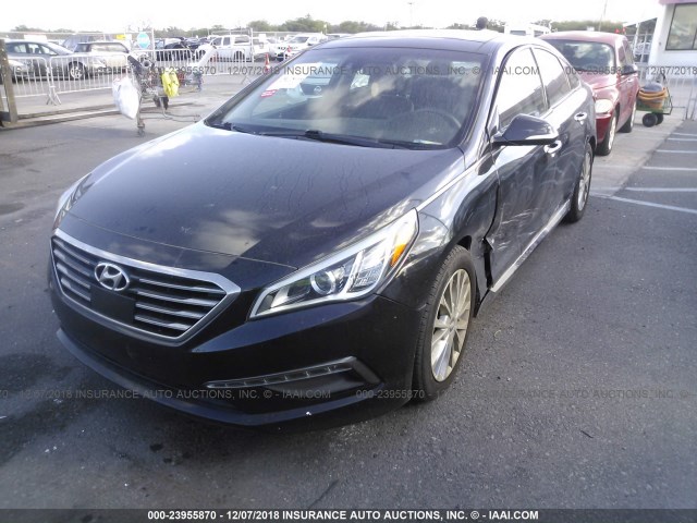 5NPE34AF4FH176407 - 2015 HYUNDAI SONATA SPORT/LIMITED BLACK photo 2