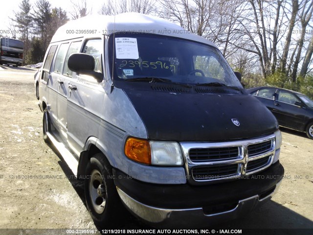 2B6HB11X5YK121670 - 2000 DODGE RAM VAN B1500 GRAY photo 1