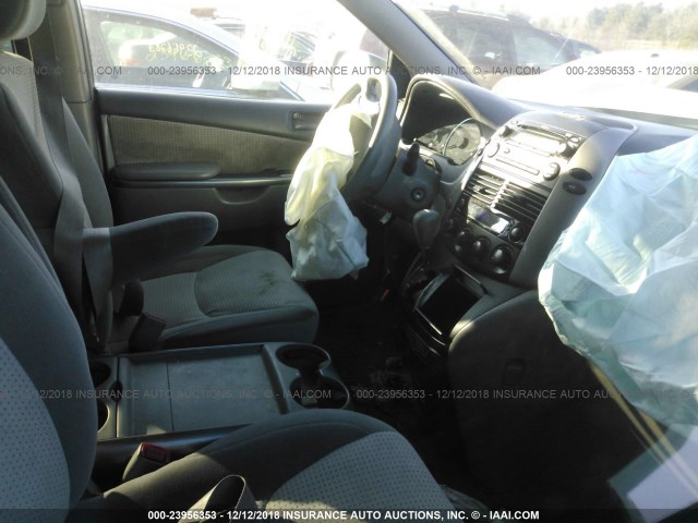 5TDZA23C36S580436 - 2006 TOYOTA SIENNA CE/LE BLUE photo 5